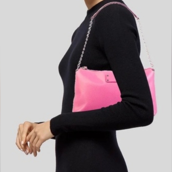 kate spade Handbags - NWOT Kate Spade Hot Pink Gold Chain Shoulder Bag